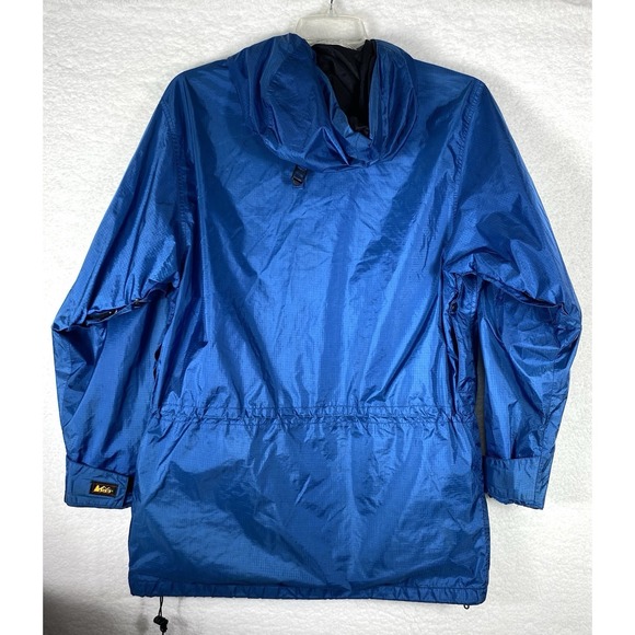 Womens Vintage 1990s REI Outdoor Sky Blue Gore Tex Windbreaker Jacket size 12 - Picture 3 of 11